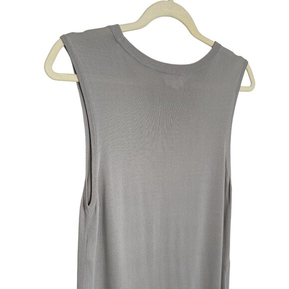 Wilfred Grey Sleeveless Knit Tunic Top, XS - Picture 5 of 11